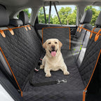 Dog Car Seat Cover, Heavy Durable Dog Seat Cover for Back Seat, 100% Waterproof Scratch Proof Nonslip Dog Hammock for Car with Side Flap, Pet Back Seat Covers Large 60" W x 64" L