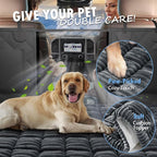 Dog Bed for Truck Back Seat Non-Slip, Truck Dog Bed Soft and Comfortable, Back Seat Pet Bed Mat for Travel, Pet Car Blanket for Backseat Extender and Seat Covers Grey 59”X27.5”