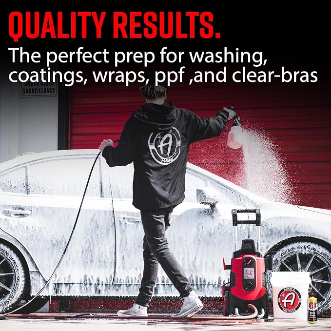 Adam's Polishes Strip Car Wash Soap (5 Gallon) - Sealant & Car Wax Remover Shampoo Salt Remover & Acidic Wash | Thick Suds For Use In Car Cleaning Kit, Foam Cannon, Foam Gun, Sponge, Mitt, Chamois