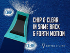 The Better Ice Scraper for Car Windshield | Fast, Efficient, Ergonomic | Magically Remove Ice and Frost from Auto Window | Patented Shape Shifting Technology | Durable Brass Edge | Compact | Pack of 1