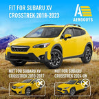 Extra Durable Window Deflectors Tape-On Window Visors Rain Guards Fit for Subaru XV Crosstrek 2018-2023, Sun Visors, Wind Vent for Shades, Exterior Car Accessories - 6pcs. AG0297