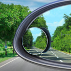 4PCS Blind Spot Mirror, Round HD Glass Side Blindspot, Frameless Convex Mirror Car with Self Adhesive Back for Cars, SUV, Trucks, Universal Vehicles