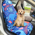 Waterproof Sweating Car Seat Cover for Post Gym Workout, Running, Swimming, Beach and Hiking, Universal Fit Non-Slip Bucket Seat Protector for Cars SUV Trucks, Machine Washable (Dinosaur)