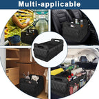 Car Trunk Organizer for SUV, Car Organizers and Storage with Reinforced Handles, Car Accessories for Women/Men 50LWaterproof Polyester Trunk Organizer, Black