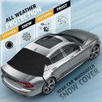 Rear Windshield Cover for Ice and Snow | Car Back Window Snow & Frost Cover | Complete Protection from Snow and Other Winter Debris | Winter Car Accessories for Sedan, SUV & Van | Medium
