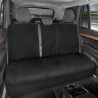 Neoprene Waterproof Seat Covers for Cars, Trucks, & SUV – Black Automotive Interior Protectors - Rear Split Bench Protector for Kids Dogs & Pets – Forros para Asientos de Carro