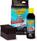 91411 Glass Stripper Water Spot Remover Kit – Cerium Oxide Based Auto Glass Polish for Windshields, Hard Water Spots, Road Films & Old Coatings – 4 Fl Oz