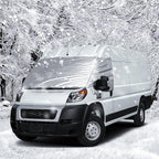 Silver RV Windshield Cover for Ram ProMaster 2014-2026 | Fits ProMaster 1500 2500 3500 Van, Hail Protector, Waterproof Snow Cover