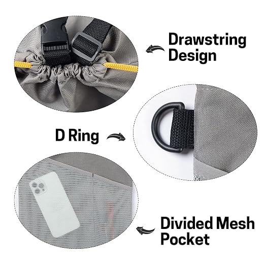 2PCS Hanging Car Garbage Can - Waterproof Leakproof Trash Bag | Car Trash Can with Durable Leakproof Lining, Keeps Vehicle Clean and Neat