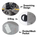 2PCS Hanging Car Garbage Can - Waterproof Leakproof Trash Bag | Car Trash Can with Durable Leakproof Lining, Keeps Vehicle Clean and Neat