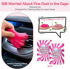 Car Interior & Glass Cleaning Kit, 16Pcs Car Detailing Kit - Car Duster Brushes & Detailing Supplies, Interior Car Cleaner with Windshield Cleaner Tool, Vent Brush & Microfiber Towel, Storage Bag