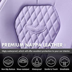Coverado Seat Covers, Car Seat Covers Front Seats, Purple Car Seat Cover, Luxury Car Seat Covers, Seat Cushion, Front Car Seat Covers Leatherette Car Seat Protector
