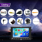 5GWiFi Upgrade Radio for Ford F150 2004-2008, F250/F350 2006-2016, E150/E250/E350 2009-2014, Expedition 2007-2014, Explorer Edge Mustang Fusion 7in Touchscreen Stereo Apple Carplay Android Auto GPS FM