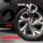 BASiQ Universal Styling Trim - 26 Feet, 6 Colors, Flat Design, Easy to Apply with Premium 3M Tape - Versatile Rim Styling and Color Accent for Cars, Trucks, SUVs - Black