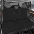 SpillGuard Waterproof Rear Split Bench Seat Covers for Trucks Rear Seat Cover Only - Black Car Seat Covers, Back Seat Covers Only - Durable Neoprene Spill Resistant for Kids & Dogs