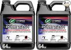 Hybrid Solutions Pure Wash,pH Neutral Extreme Foaming Car Wash Soap,Bucket or Foam Cannon Application,Won't Strip Waxes or Coatings,Clay Bar Lubricant,Spot-Free Clean,64 fl oz,(Pack of 2)