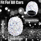 4PCS Bling Crystal Diamond Tire Stem Valve Caps, Dustproof Car Wheel Tire Valve Caps Universal Tire Valve Stem Covers for Cars, SUV, Trucks, Bikes, Motorcycles, Bicycles (AB Colorful)