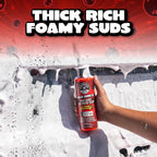 CWS_101 Maxi-Suds II Foaming Car Wash Soap (Works with Foam Cannons/Guns or Bucket Washes) Safe for Cars, Trucks, Motorcycles, RVs & More, 128 fl oz (1 Gallon), Cherry Scent