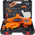 Electric Car Jack, 3 Tons /6600 lbs 12V Electric Scissor Jack with Electric Impact Wrench, Double Saddles with Remote Control, Portable Car Jack for Sedan, SUV, Truck Tire Change Replacement