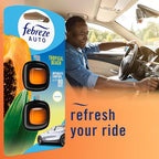 AUTO Air Freshener, Odor-Fighting Automotive Vent Clip, Scented Car Accessories, Long Lasting for Strong Odors, Tropical Beach Scent, 2 Count