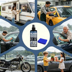 Window Cleaner Spray - 100ml Anti Fog Hydrophobic Streak-Free Shine - Window Cleaning Spray | For Mirror Windshield SUV RV Vehicle Against Rain Snow Ice