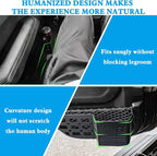 Z8 Metal Rear Door Storage Pockets Compatible with 2018-2025 Jeep Wrangler JL JLU JT Side Organizer Storage Box Replace Sagging Nets