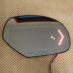 RH Right Passenger Side Mirror Glass Replacement Arrow Signal Blind Spot Detection Power Heated for 2009-2014 Cadillac Escalade Chevrolet Suburban Tahoe GMC Yukon XL