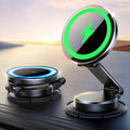 All-Metal MagSafe Car Mount Charger, 15W Mini Magsafe Car Charger for Dashboard, Wireless Car Charger for iPhone 17 Pro Max Plus/iPhone 16 15 14 13 12 Pro Max Plus, Black