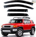 KPY Rain Guards Fit for 2007-2014 Toyota FJ Cruiser, Out-Channel Window Visors Vent Wind Deflectors 4PC, Car Accessories for 07-14 FJ Cruiser
