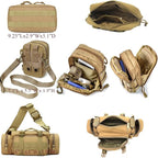 6 Pack Tactical Molle Car Seat Back Organizer,Backseat Organizer for Man | Tactical Vehicle Panel Organizer with 5 Detachable Molle Pouch,US Flag Patch and Keychain,Great Trunk Accessories