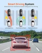 2.7K Dash Cam Front A500S, 1944P Dash Camera for Cars with Sony IMX335, Dashcam Built-in WiFi GPS, Optional Rear Dashcam, ADAS, 2'' IPS LCD Screen, 24H Parking Mode, WDR, Super Night Vision