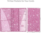 Car Registration and Insurance Card Holder, Vehicle Glove Box Card Organizer Wallet Automobile Accessories for License
