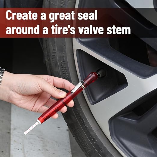 Pencil Tire Pressure Gauge, 2 Pack Blue & Red, 10-75 PSI