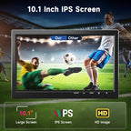 10.1” HD Monitor for Mini TV & Car Video Player & Computer Display TFT LCD Color Screen for Car Backup Camera & Home Security System Built in Speaker Support BNC/AVI/VGA/HDMI