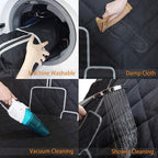 Dog Car Seat Cover Waterproof 56” x 50“ for for Trucks Cars & SUVs Back Seat Heavy-Duty Nonslip Pet Car Seat Cover Protector