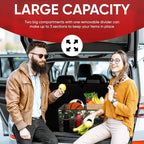Trunk Organizer For SUV Car Trunk Organizer, Foldable Storage, Car Accessories for Women Men, Collapsible Bag, 600D Oxford, Non Slip Bottom, Straps, Soft Cover (50L)