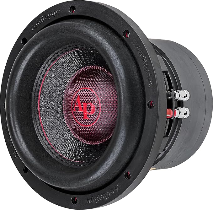 8" Quad Stack Composite Cone Subwoofer (TXX-BDC-IV-8), Superior Performance, 1000W, 4 Magnets, BASV Voice Coil, Aluminum Basket, Multi-Connect, Non-Press Paper Cone, 2 x 4 Ohms
