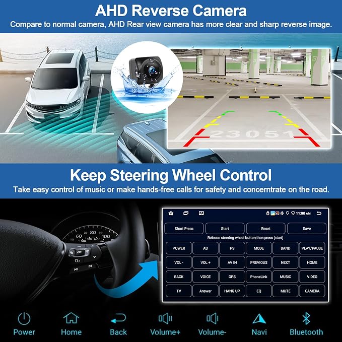 8-Core 6+128GB Car Radio Stereo for Hyundai Accent Verna Solaris 2012-2016 Android 15 CarPlay Android Auto 9" 1280*720 Touch Screen Head Unit with Bluetooth 5.0 DSP 32EQ GPS FM Backup Camera