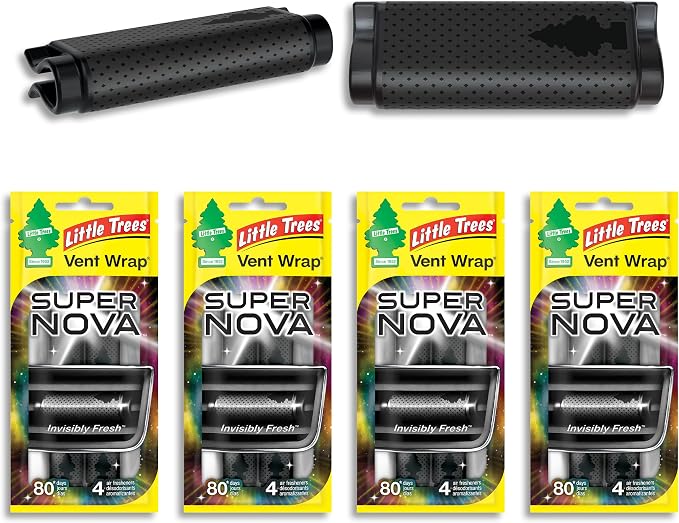 Car Air Freshener | Vent Wrap Provides Long Lasting Scent, Invisibly Fresh | 16 Air Fresheners | Supernova