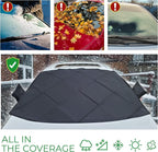 Snow Windshield Cover Compatible with 2011-2022 Jeep Grand Cherokee, Custom-fit Windshield Cover for Snow, Ice and Frost, Comes with Rear Mirror Cover