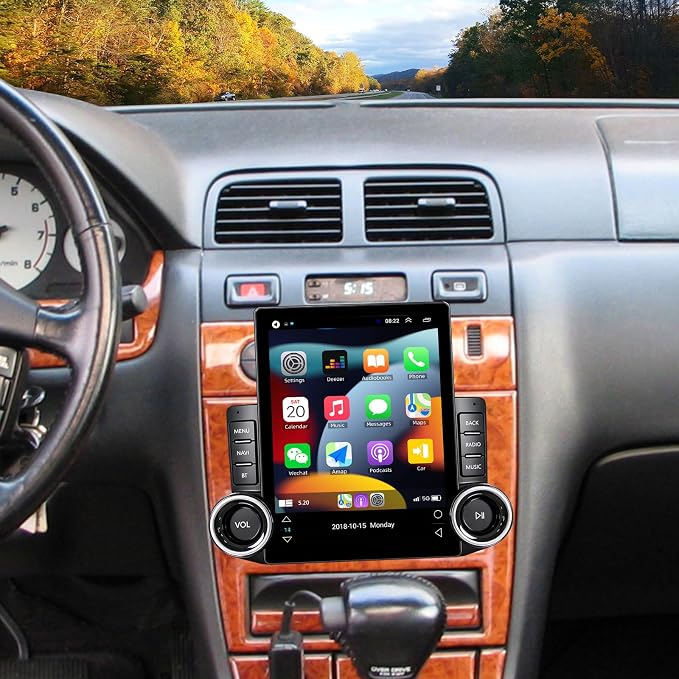 Android 15 Car Stereo Radio for Nissan Maxima 1995-1999 with Wireless CarPlay & Android Auto, 9.7" Touch Carplay Screen for Car, Bluetooth 5.0/5G WiFi/GPS/FM/RDS/SWC/Backup Camera/Mic 4+64G