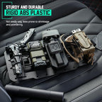 Car Sun Visor Organizer, Rigid Molle Panel Visor Accessories, Modular Vehicle Visor Holder for Tactical Gears and Molle Pouches, Fit Most Vehicles, SUVs, Jeeps, and Trucks