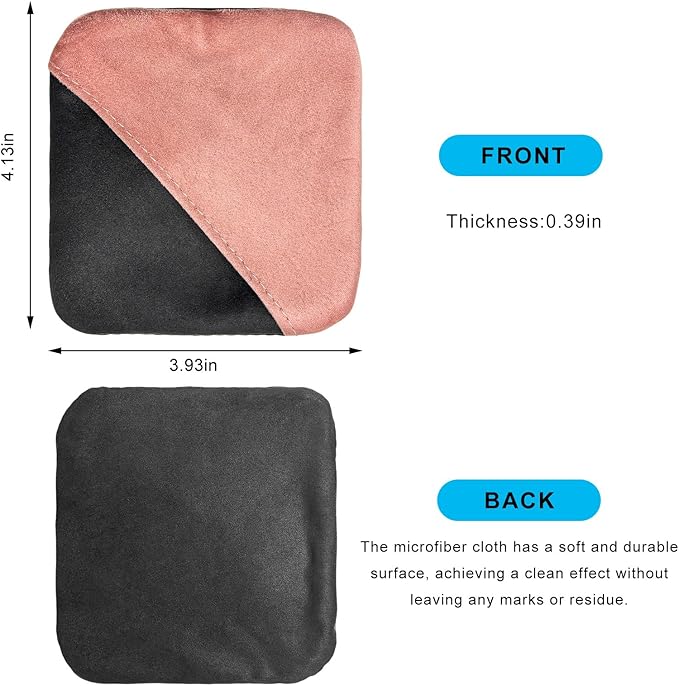 Car Screen Cleaner, Microfiber Auto Screen Cleaning Pad, Foldable Touch Screen Cleaner Cloth for Vehicle Dashboard LCD Display, Car Cleaning Kits