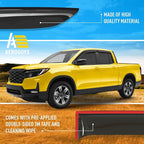 Extra Durable Window Deflectors Tape-On Window Visors Rain Guards Fit for Honda Ridgeline 2017-2026, Sun Visors, Wind Vent for Shades, Exterior Car Accessories - 4pcs. AG0945