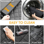 SUV Cargo Liner for Dogs, Waterproof Trunk Cover with Cushioned Sides to Protect Pet, Full Coverage Non-Slip Seat Cover for SUVs with Bumper Flap Protector