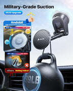 for MagSafe Car Mount [85+LBS Strongest Suction & 2026 Military-Grade N55] Retractable Magnetic Phone Holder for Car Dashboard Windshield Vent, Car Phone Holder for iPhone 17 Pro Max 16 15 14