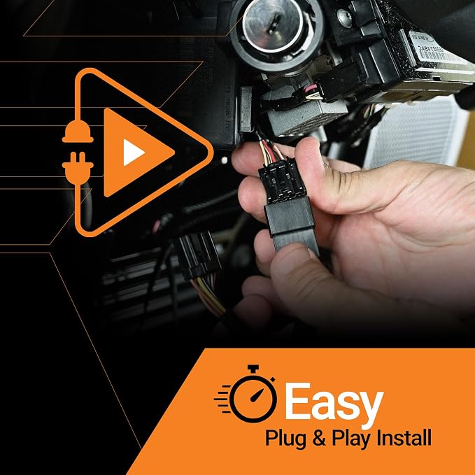 Range Extension Kit (2,000 ft) for Remote Starter, 1 Button, 1 Way | Includes 2 Remotes, Antenna and Antenna Cable