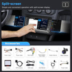 4G+64G Android Car Stereo for VW Passat Golf MK5 MK6 Jetta T5 EOS Polo Touran Seat Sharan Wireless Carplay Android Auto, 7'' Touchscreen Car Radio with GPS Bluetooth 5G-WiFi FM 32EQ DSP Rear Camera