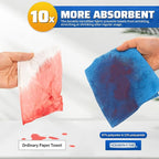 Shop Towels, 150 Pack Cleaning Rags Microfiber Towels, Bulk All-Purpose Microfiber Cleaning Cloth Lint-Free Wipe Washcloth for Commercial Garage Automotive & Housekeeping 11.5"*11.5"