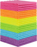 Microfiber Cleaning Cloths (24-Pack) — Absorbent Detailing Rags
